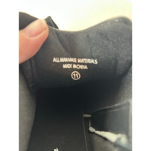 Milocaca Black Lace Up High-Top Side Zip Platform Sneaker Boots Size 11 NWOT - Picture 14 of 16